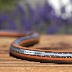 Gardena HighFLEX 18066 Black & Orange Hose Pipe (L)30m -Garden Tool Store gardena highflex 18066 black orange hose pipe l 30m4078500001939 02i bq