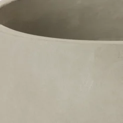 GoodHome Grey Clay Circular Plant Pot (Dia)22cm -Garden Tool Store goodhome grey clay circular plant pot dia 22cm3663602441519 36c bq