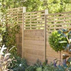 GoodHome Neva Pin Timber Trellis Panel (W)179cm X (H)52cm -Garden Tool Store goodhome neva pin timber trellis panel w 179cm x h 52cm3663602942979 02bq