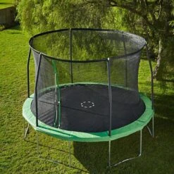 Green Trampoline & Enclosure -Garden Tool Store green trampoline enclosure3663602706311 04bq