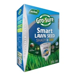 Gro-Sure Smart Seed Lawn Fertiliser 20m² 0.8kg -Garden Tool Store gro sure smart seed lawn fertiliser 20m 0 8kg5023377009730 01c bq