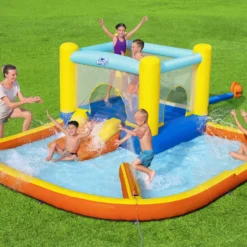 H2O Multicolour Beach Bounce Water Park -Garden Tool Store h2o multicolour beach bounce water park6942138984729 02i bq