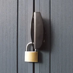 Keter Darwin 6x4 Grey Plastic Shed With Floor (Base Included) -Garden Tool Store keter darwin 6x4 grey plastic shed with floor base included 7290112634634 37c