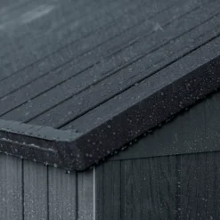 Keter Darwin 6x4 Grey Plastic Shed With Floor (Base Included) -Garden Tool Store keter darwin 6x4 grey plastic shed with floor base included 7290112634634 39c