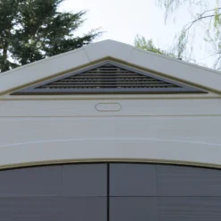 Keter Factor 8x11 Ft Apex Beige Plastic 2 Door Shed With Floor (Base Included) -Garden Tool Store keter factor 8x11 ft apex beige plastic 2 door shed with floor base included 7290103664961 05i bq