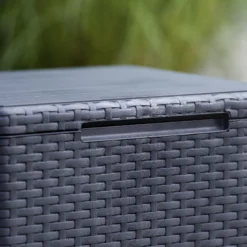 Keter Graphite 38.1L Small Plastic Storage Box & Lid -Garden Tool Store keter graphite 38 1l small plastic storage box lid8711245155517 36c