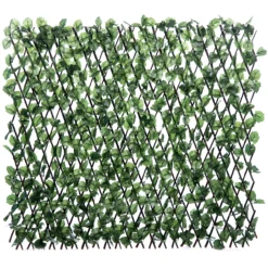 Klikstrom Extensible Fence With Maple Leaves Square Artificial Plant Wall, (H)1m (W)2m