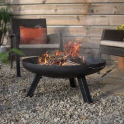 La Hacienda Industrial Steel Firepit 5 La Hacienda Industrial Steel Firepit -Garden Tool Store la hacienda industrial steel firepit5055025586065 01i bq