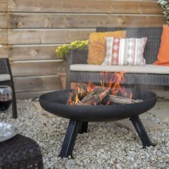 La Hacienda Industrial Steel Firepit