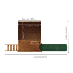 Mercia 12x6 Poppy Apex Shiplap Tower Slide Playhouse - Assembly Service Included -Garden Tool Store mercia 12x6 poppy apex shiplap tower slide playhouse assembly service included5029442002262 02t bq