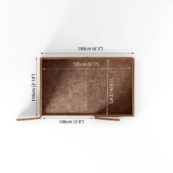 Mercia Solid Wood 4x6 Overlap Pent Bike Store -Garden Tool Store mercia solid wood 4x6 overlap pent bike store5029442089294 02t