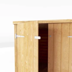 Mercia Solid Wood 4x6 Overlap Pent Bike Store -Garden Tool Store mercia solid wood 4x6 overlap pent bike store5029442089294 03c