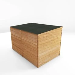 Mercia Solid Wood 4x6 Overlap Pent Bike Store -Garden Tool Store mercia solid wood 4x6 overlap pent bike store5029442089294 04c