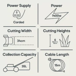 Mountfield Princess 34 Corded Rotary Lawnmower 19 Mountfield Princess 34 Corded Rotary Lawnmower -Garden Tool Store mountfield princess 34 corded rotary lawnmower8008984843011 01t EN bq