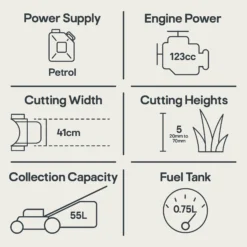Mountfield SP160R 123cc Petrol Rotary Lawnmower -Garden Tool Store mountfield sp160r 123cc petrol rotary lawnmower8008984848313 01t EN bq