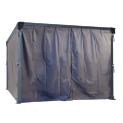 Palram - Canopia 3K Series Grey Polyester (PES) Gazebo Curtain, Pack Of 4 (L)2170mm (W)3660mm 10 Palram - Canopia 3K Series Grey Polyester (PES) Gazebo Curtain, Pack Of 4 (L)2170mm (W)3660mm -Garden Tool Store palram canopia 3k series grey polyester pes gazebo curtain pack of 4 l 2170mm w 3660mm7290108130744 02c
