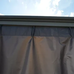 Palram - Canopia 3K Series Grey Polyester (PES) Gazebo Curtain, Pack Of 4 (L)2170mm (W)3660mm 13 Palram - Canopia 3K Series Grey Polyester (PES) Gazebo Curtain, Pack Of 4 (L)2170mm (W)3660mm -Garden Tool Store palram canopia 3k series grey polyester pes gazebo curtain pack of 4 l 2170mm w 3660mm7290108130744 05i
