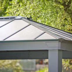 Palram - Canopia Dallas Grey Rectangular Gazebo, (W)4.26m (D)3.64m - Assembly Required 15 Palram - Canopia Dallas Grey Rectangular Gazebo, (W)4.26m (D)3.64m - Assembly Required -Garden Tool Store palram canopia dallas grey rectangular gazebo w 4 26m d 3 64m assembly required7290108601459 07i bq