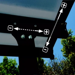 Palram - Canopia Feria Grey Non-retractable Awning, (L)6.06m (H)3.05m (W)3.85m 11 Palram - Canopia Feria Grey Non-retractable Awning, (L)6.06m (H)3.05m (W)3.85m -Garden Tool Store palram canopia feria grey non retractable awning l 6 06m h 3 05m w 3 85m7290108134858 02i bq