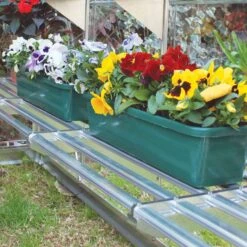 Palram - Canopia Heavy Duty 1 Tier Greenhouse Shelving -Garden Tool Store palram canopia heavy duty 1 tier greenhouse shelving7290103111519 38c