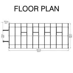 Palram - Canopia Hobby Gardner Green 8x20 Greenhouse -Garden Tool Store palram canopia hobby gardner green 8x20 greenhouse7290103121686 02t