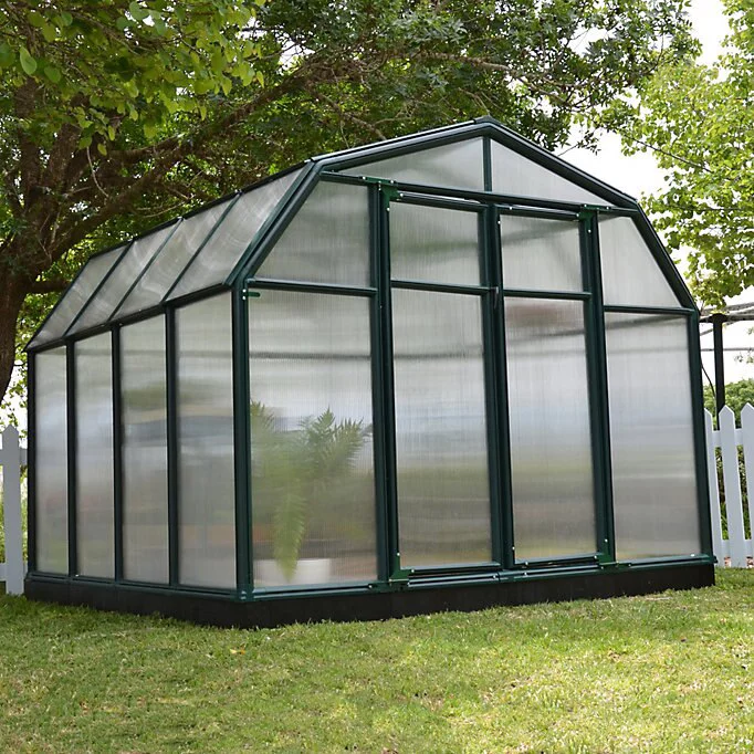 Palram - Canopia Hobby Gardner Green 8x8 Greenhouse 1 Palram - Canopia Hobby Gardner Green 8x8 Greenhouse