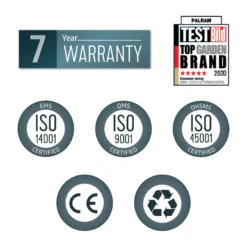 Palram - Canopia Sierra White Non-retractable Awning, (L)6.19m (H)3.05m (W)2.99m -Garden Tool Store palram canopia sierra white non retractable awning l 6 19m h 3 05m w 2 99m7290108130546 02t bq