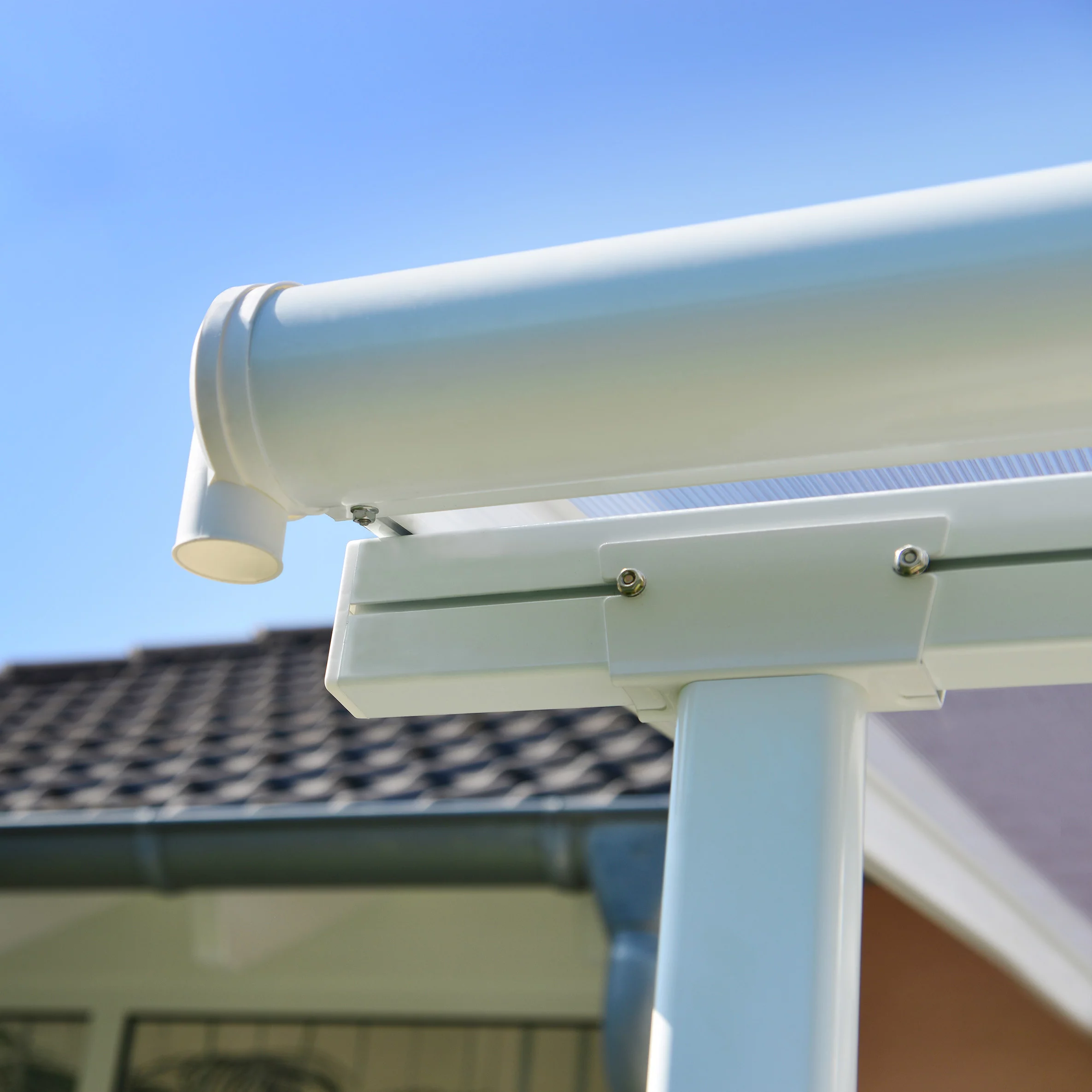 Palram - Canopia Sierra White Non-retractable Awning, (L)7.39m (H)3.05m (W)2.95m 3 Palram - Canopia Sierra White Non-retractable Awning, (L)7.39m (H)3.05m (W)2.95m - Image 3