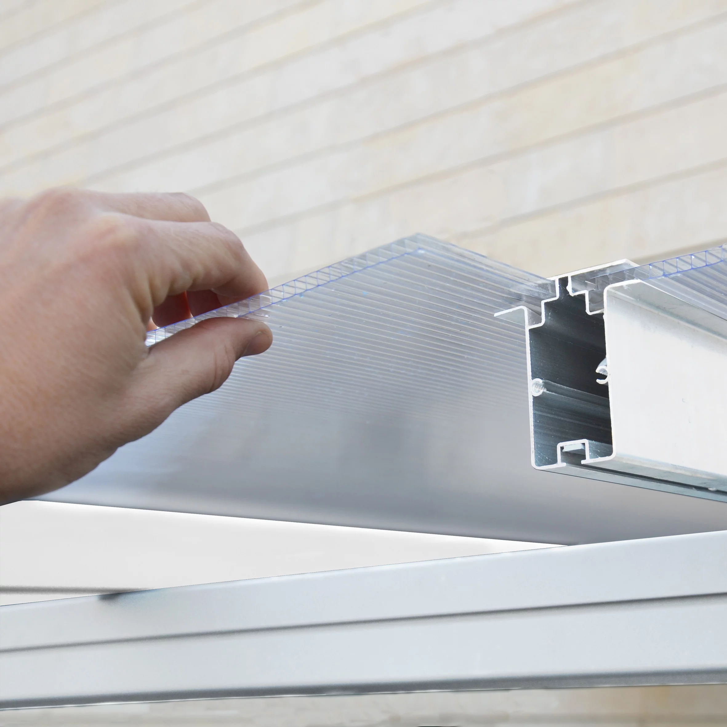 Palram - Canopia Sierra White Non-retractable Awning, (L)7.39m (H)3.05m (W)2.95m 8 Palram - Canopia Sierra White Non-retractable Awning, (L)7.39m (H)3.05m (W)2.95m - Image 8