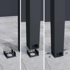 Palram - Canopia Stockholm Grey Non-retractable Awning, (L)5.88m (H)3.24m (W)3.41m -Garden Tool Store palram canopia stockholm grey non retractable awning l 5 88m h 3 24m w 3 41m7290108602524 04i bq