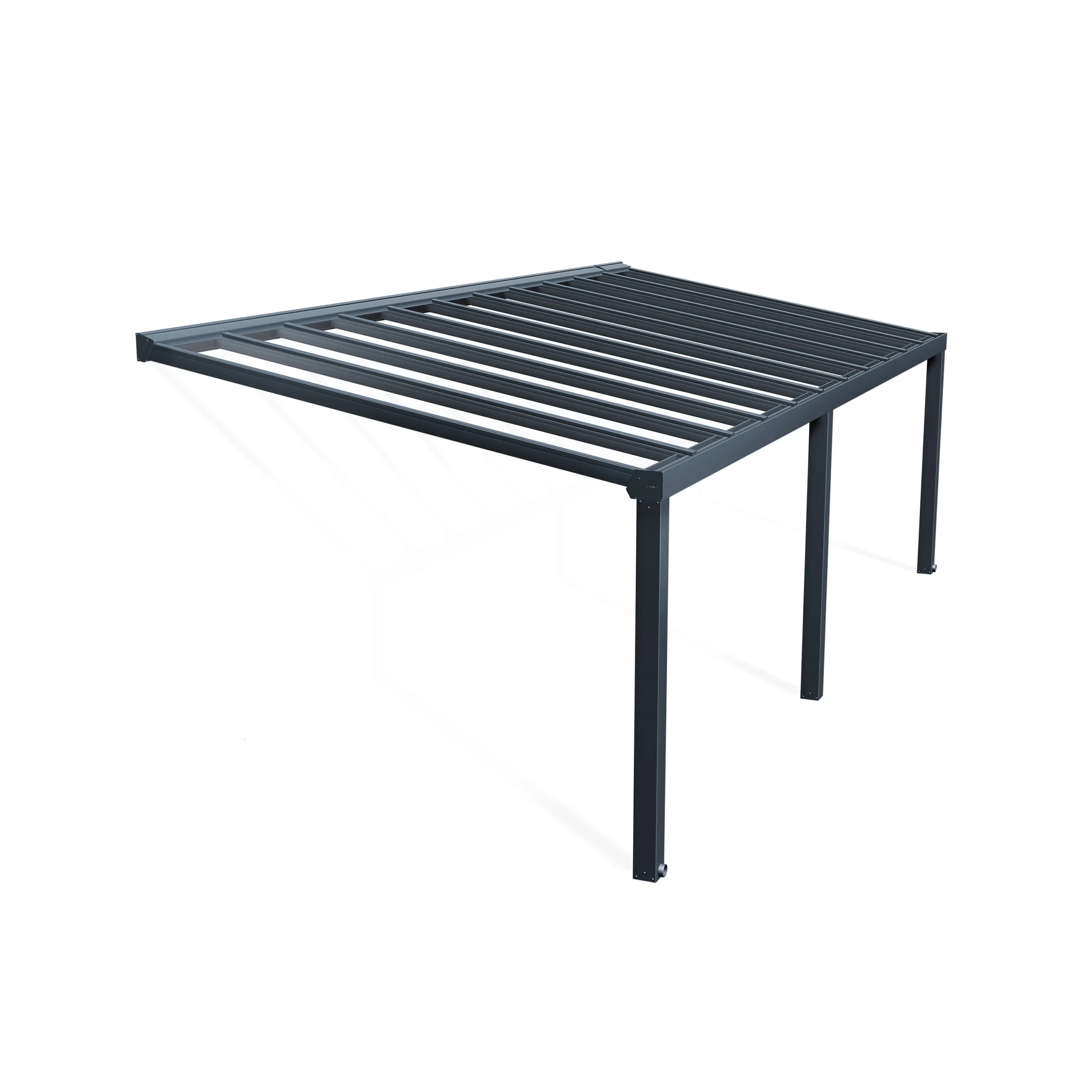 Palram - Canopia Stockholm Grey Non-retractable Awning, (L)8.05m (H)3.24m (W)3.41m 1 Palram - Canopia Stockholm Grey Non-retractable Awning, (L)8.05m (H)3.24m (W)3.41m