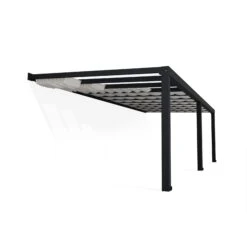 Palram - Canopia Stockholm Grey Non-retractable Awning, (L)8.05m (H)3.24m (W)3.41m 17 Palram - Canopia Stockholm Grey Non-retractable Awning, (L)8.05m (H)3.24m (W)3.41m -Garden Tool Store palram canopia stockholm grey non retractable awning l 8 05m h 3 24m w 3 41m7290108602555 02c bq