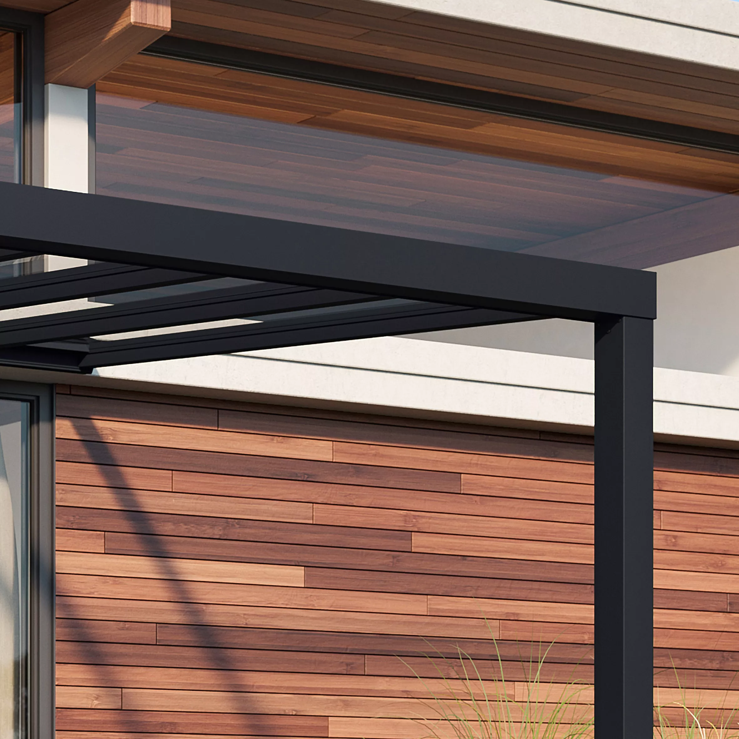 Palram - Canopia Stockholm Grey Non-retractable Awning, (L)8.05m (H)3.24m (W)3.41m 3 Palram - Canopia Stockholm Grey Non-retractable Awning, (L)8.05m (H)3.24m (W)3.41m - Image 3