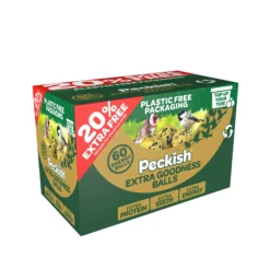 Peckish Extra Goodness Fat Ball All Seasons Energy Balls 4.2kg, Pack Of 60