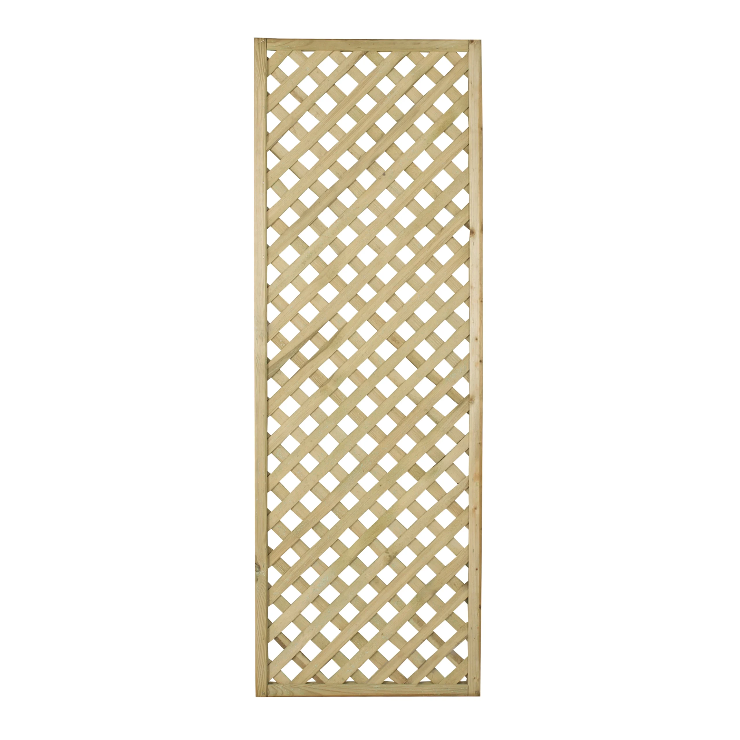 Pine Trellis Panel, Pack Of 4 (W)60cm X (H)180cm 1 Pine Trellis Panel, Pack Of 4 (W)60cm X (H)180cm