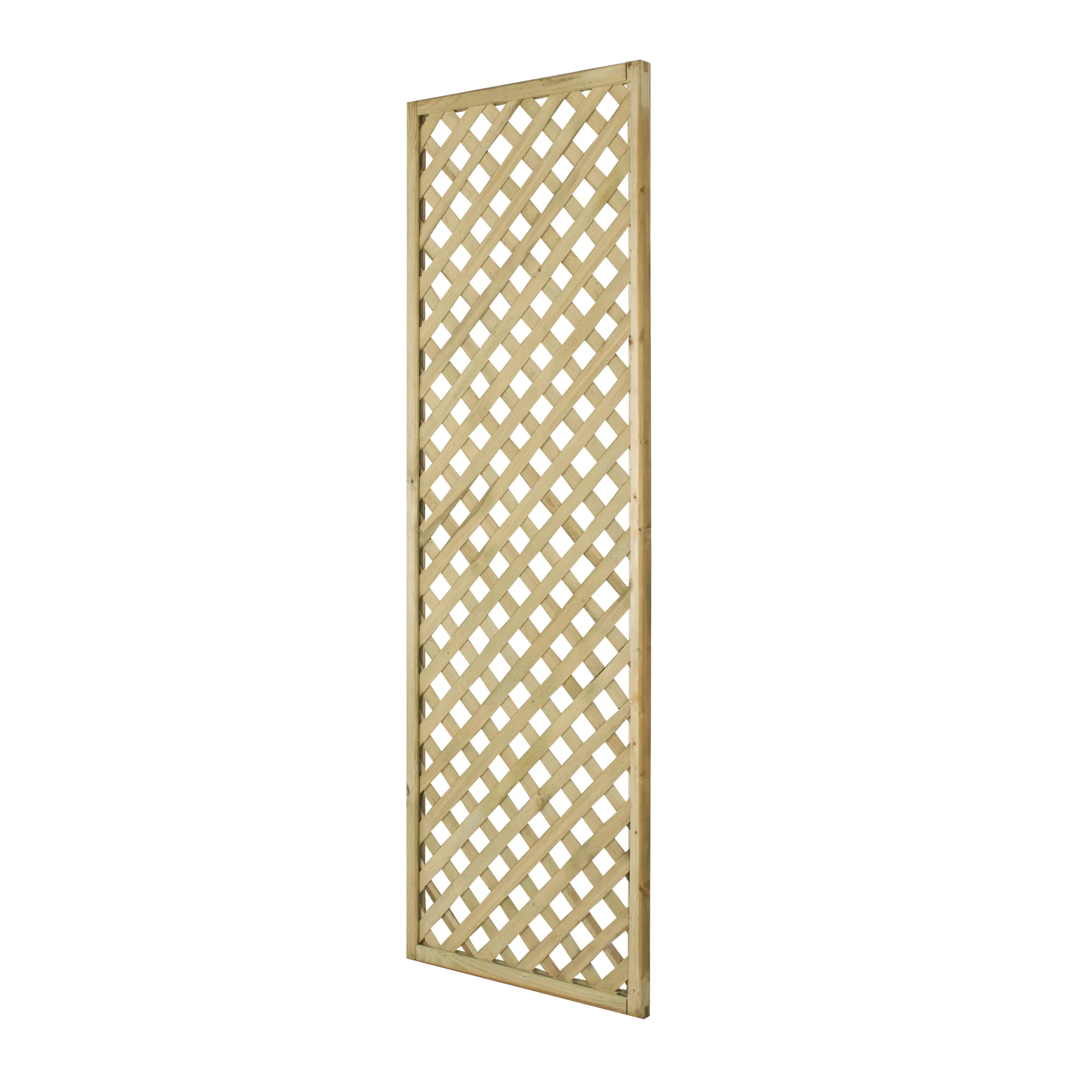Pine Trellis Panel, Pack Of 5 (W)60cm X (H)180cm 2 Pine Trellis Panel, Pack Of 5 (W)60cm X (H)180cm - Image 2