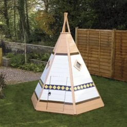 Shire 7x6 Wigwam Whitewood Pine Playhouse Assembly Service Included 7 Shire 7x6 Wigwam Whitewood Pine Playhouse Assembly Service Included -Garden Tool Store shire 7x6 wigwam whitewood pine playhouse assembly service included5019804111688 02i bq