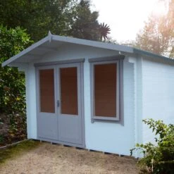 Shire Berryfield 11x8 Glass Apex Tongue & Groove Wooden Cabin - Base Not Included -Garden Tool Store shire berryfield 11x8 glass apex tongue groove wooden cabin base not included5019804112296 01i