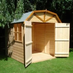 Shire Dutch 7x7 Ft Dutch Apex Shiplap Wooden Shed With Floor - Assembly Service Included
