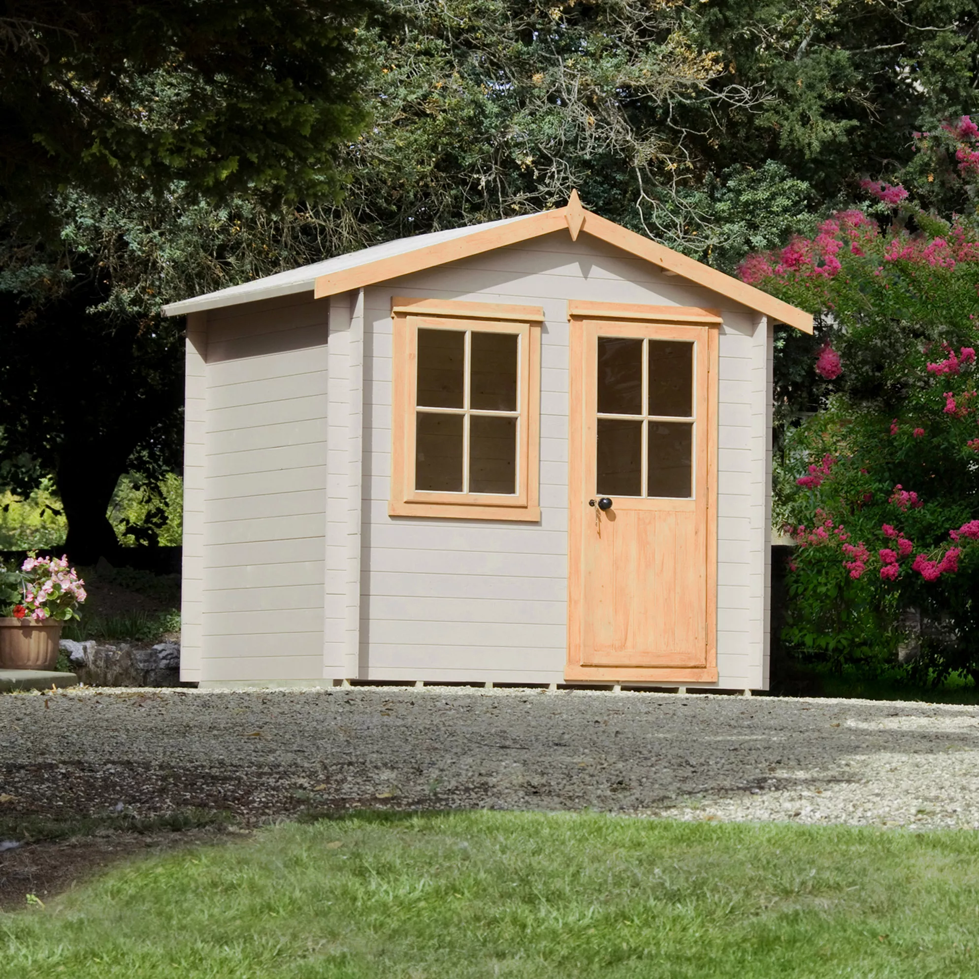Shire Hartley 8x6 Glass Apex Tongue & Groove Wooden Cabin - Base Included 8 Shire Hartley 8x6 Glass Apex Tongue & Groove Wooden Cabin - Base Included - Image 8