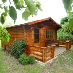 Shire Kinver 12x14 Glass Apex Tongue & Groove Wooden Cabin - Base Not Included -Garden Tool Store shire kinver 12x14 glass apex tongue groove wooden cabin base not included5019804112197 03i bq