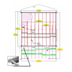 Shire Kinver 14x14 Apex Tongue & Groove Wooden Cabin - Base Not Included -Garden Tool Store shire kinver 14x14 apex tongue groove wooden cabin base not included5019804111428 02t