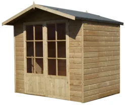 Shire Lumley 7x5 Glass Apex Shiplap Wooden Summer House - Base Not Included -Garden Tool Store shire lumley 7x5 glass apex shiplap wooden summer house base not included5397007006377 01c bq