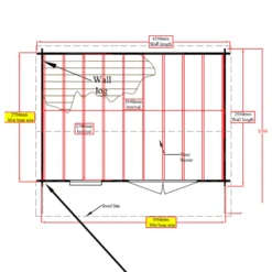 Shire Marlborough 10x14 Glass Apex Tongue & Groove Wooden Cabin - Base Not Included -Garden Tool Store shire marlborough 10x14 glass apex tongue groove wooden cabin base not included5019804112418 02t