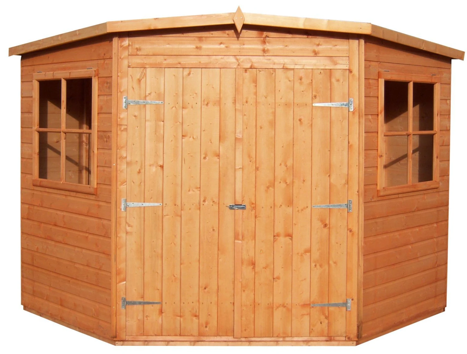 Shire Murrow 7x7 Ft Pent Shiplap Wooden 2 Door 2 Windows Shed With Floor - Assembly Service Included 1 Shire Murrow 7x7 Ft Pent Shiplap Wooden 2 Door 2 Windows Shed With Floor - Assembly Service Included