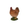 Terrastyle Brown, White Resin Hen Garden Ornament (H)27.5cm