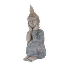 Terrastyle Grey & Blue Buddha Garden Ornament (H)61cm