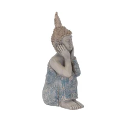 Terrastyle Grey & Blue Buddha Garden Ornament (H)61cm -Garden Tool Store terrastyle grey blue buddha garden ornament h 61cm5021346520248 37c bq
