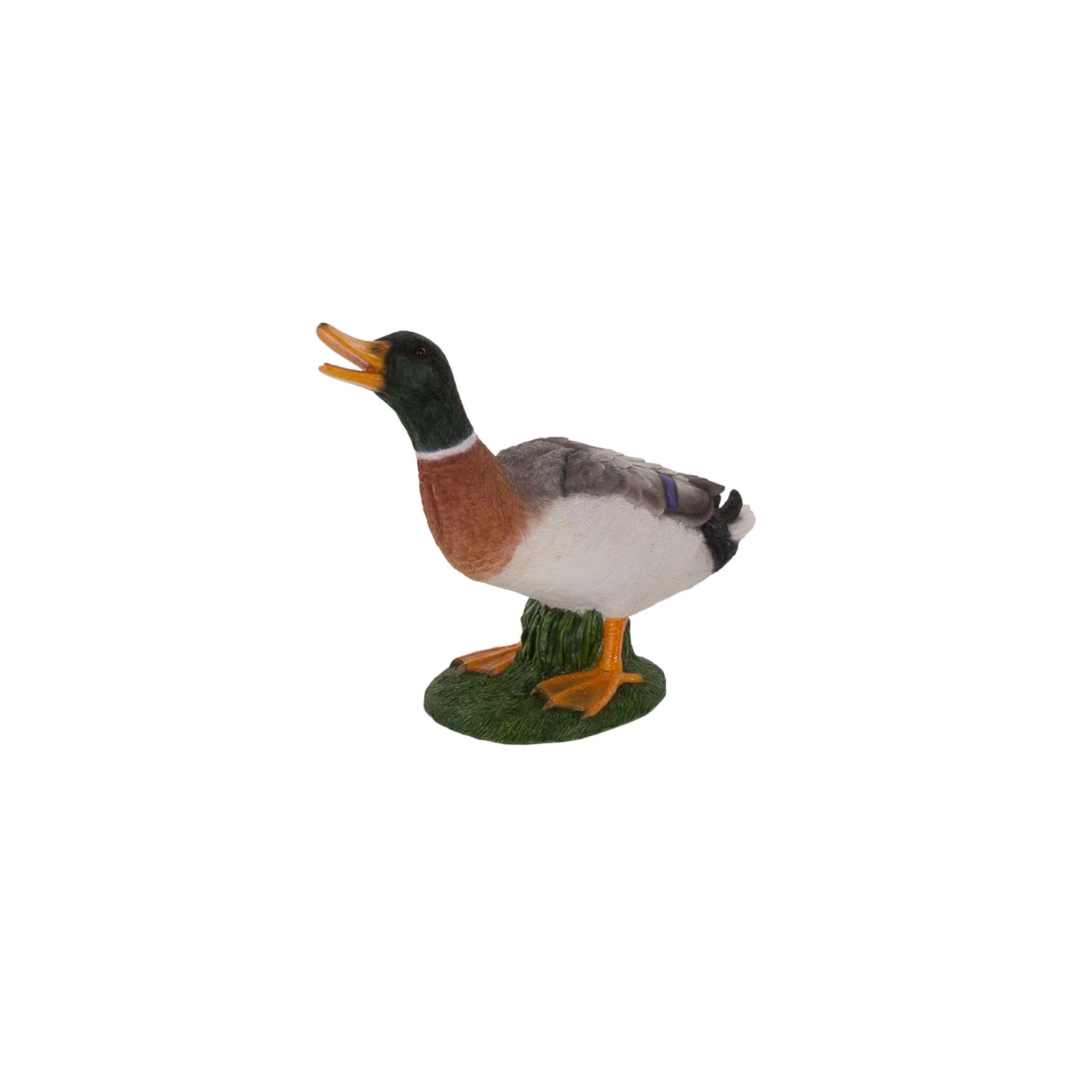 Terrastyle White, Brown, Green Resin Duck Garden Ornament (H)28.5cm 1 Terrastyle White, Brown, Green Resin Duck Garden Ornament (H)28.5cm