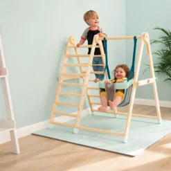 TP Toys Climbing Frame With Swing -Garden Tool Store tp toys climbing frame with swing5021854116858 01i bq